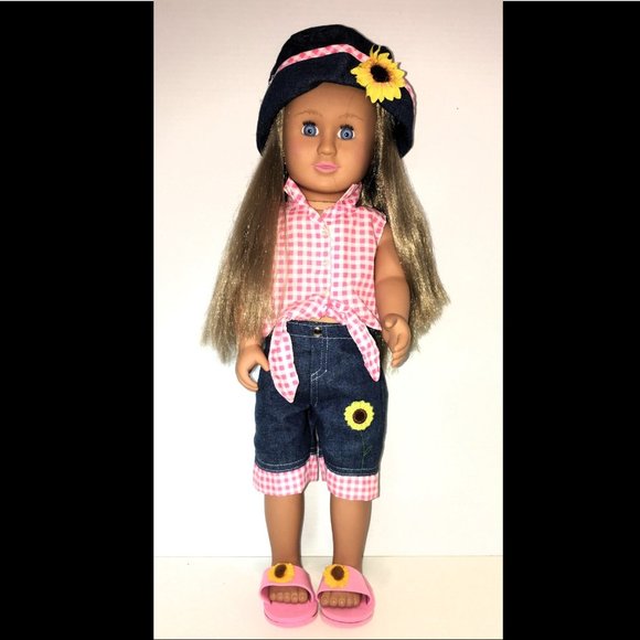 TOLLY TOTS Doll 18 inch M4V 2B2 Blonde Hair Blue Eyes TollyTots - Picture 1 of 10